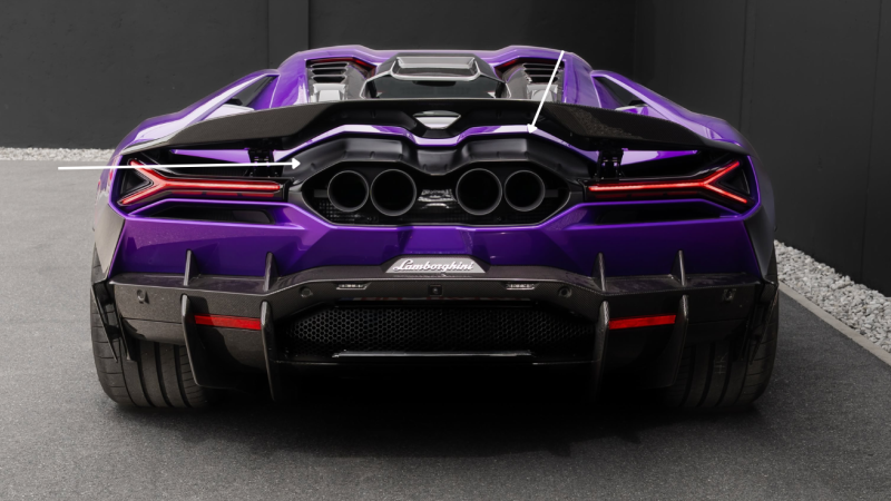 Photo of Novitec Carbon Fibre Exhaust Cover for the Lamborghini Revuelto - Image 2